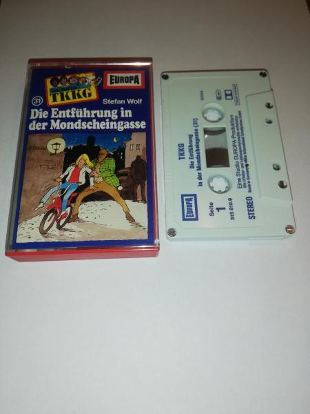 TKKG Folge 31 Die Entführung in der Mondscheingasse 4-fach Silber geschraubt Weiß Blau 515810.9 Europa